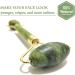 Buy Facial Massager Jade Roller & Gua Sha Tool - Natural Himalayan Stone for Skin Healing Wrinkles & Serum Application - Buy Online on GoSupps.com