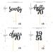24 Pieces Glitter 70th Birthday Cupcake Toppers | 70th Birthday Decorations | 1954 Theme Party Accessories | Black Cake Decor - Buy Online on GoSupps.com