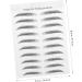 Ipetboom 30 Sheets Imitation Eco Eyebrow Sticker Stickers False Eyebrows Cosmetic Makeup Brow Sticker 6d Tool - Buy Online on GoSupps.com