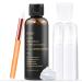 Lash Shampoo Concentrate for Lash Extensions 100ml Eyelash Extension Cleanser Concentrate Bulk Liquid Kit with Brush Bottle Foam Soap Lash Bath Solution - Makes 20 Bottles 50ml Shampoo by EMEDA (Rose)