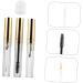 AUTSUPPL 3pcs Makeup Bottle Mascara Tube and Brush Empty Lip Balm Bottle Mascara Sample Bottle Golden Plastic - Buy Online on GoSupps.com