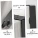 Generic 4 Pcs Door Hook Wall Mounted Clothes Hanger Wall Hanger Over Door Towel Bar Black Stainless Steel - Buy Online on GoSupps.com