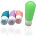 Mixnon Silicone Travel Bottles - 4 Pack 90ml - Ideal for Shampoo Conditioner Cream & Personal Care | Travel Organizer - Buy Online on GoSupps.com