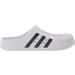adidas Adilette Clog Slide Sandal - White/Core Black - Size 11 Women/10 Men - Buy Online on GoSupps.com