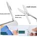 5in1 Mini Multi Nail Clippers Stainless Steel Fingernail and Toenail Scissors Nail File Nose Hair Scissors Sharp Sturdy Nail Cutter Pocket Knife Screwdriver Key Chain for Travel Camping - Buy Online on GoSupps.com