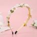 IYOU Bridal Wedding Headbands Gold Flower Hair Bands Leafs Bride Bridesmaid Hair Accessories for Women and Girls - Buy Online on GoSupps.com