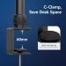 ULANZI Select  - Desk Key Light for Zoom Video - K7 Pro Key Lighting Dimmable 3200K-5600K 15W  CRI 95+ Edge Emitting  Desk Clamp  360° Degree Ball Head Extendable Pole for Streaming Conference - Buy Online on GoSupps.com