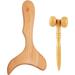 Comfort Miracle Wooden Lymphatic Drainage Massager - Natural Wood Therapy for Cellulite & Muscle Relaxation - Buy Online on GoSupps.com