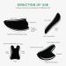 Airogym Guasha Massage Tool Set - Natural Stone Gua Sha Board for SPA Acupuncture and Muscle Knots - 4PCS Black Stone Scraping Massage Sets for Facial Care and Physical Therapy - Buy Online on GoSupps.com