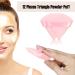 KINGMAS 12-Piece Triangle Powder Puff Set - Super Soft Dual-Use Makeup Sponges in Pink - Buy Online on GoSupps.com