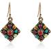 EXCEART 3 Pairs Bohemian Ethnic Earrings Retro Earrings Unique Dangle Earrings Vintage Bohemian Earrings - Buy Online on GoSupps.com