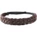 Braid Headband 5 Strands Synthetic Hair Braided Headband Chunky & Wide Plaited Braid Hair Band Adjustable Elastic Stretch Hairpiece for Girls (Style 3) - Buy Online on GoSupps.com