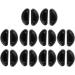 Bayore Self-Adhesive Nose Pads for Glasses - 10 Slip-Resistant Silicone Pads Thin & Comfortable Black 1mm - Buy Online on GoSupps.com