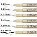 Micro Fineliner Drawing Pens Set - 6 Black Waterproof Ink Artist Supplies for Sketching, Journaling, Manga, and Watercolor - Fine Line Archival Inking Markers with 6 Tip Sizes - Buy Online on GoSupps.com