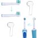 Buy GEKERCHIP 6-Pack Electric Toothbrush Covers - Travel-Ready Dustproof Non-Toxic Caps for Oral-B - Transparent Protective Case - Buy Online on GoSupps.com