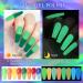 Glow in the Dark Gel Nail Polish Set - Neon Colors for Summer & Halloween | 8 x 7ml Fluorescent Mood Changing Polish - Buy Online on GoSupps.com