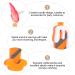 HOMSFOU 2 Pairs flame earrings orange earrings Candlestick Drop Earrings Candle Pendant Earring drop earrings Assorted Colorx5pcs 4x2.2CMx5pcs - Buy Online on GoSupps.com