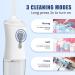 Portable Cordless Water Dental Flosser - 4 Jet Tips 3 Modes Rechargeable Teeth Cleaner for Home & Travel - White - Buy Online on GoSupps.com