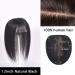 viviaBella 12 Human Hair Topper | Seamless Silk Base Hairpiece for Women | Natural Black - Buy Online on GoSupps.com