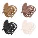 Auidy_6txd 4 pieces medium-sized claw hair clips hair clips women for women and girls thin hair mat small hair clips two-row jaw clips for thin hair thick hair