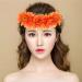 Beaupretty Orange Wedding Headband | Elastic Sunflower Wreath Headpiece for Parties & Holidays - Buy Online on GoSupps.com