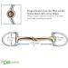 Sprenger NOVOcontact Olive Head Bit 14mm - SENSOGAN Sensogan-ES 12.5 for Superior Equestrian Performance | International Shipping Available - Buy Online on GoSupps.com
