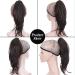 Hair Accessories 12inches Women's Mid-length Hair Ponytail Small Braid Claw Clip Ponytail Extension Long Straight Wig Bun Hair Pieces For Women(4) 12 inch 4 - Buy Online on GoSupps.com