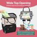 Babbleroo Multifunctional Diaper Bag Backpack - Large Baby Bag with Diaper Pad Stroller Belt & Pacifier Bag - Black Apricot - International Shipping - Buy Online on GoSupps.com