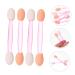 100pcs Dual-Sided Eye Shadow Sticks - Sponge Makeup Brushes | Pink Eyeshadow Applicators for Flawless Eye Makeup | International Shipping Available - Buy Online on GoSupps.com