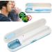 Portable UV Toothbrush Sanitizer Case Box for Toothbrush Disinfectant Toothbrush for Sterilization Head Sterilizer Case for Travel Toothbrush for Home Use (Blue Bottom) - Buy Online on GoSupps.com
