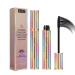 Mascara Black 4D silk fiber waterproof eyelash mascara extra long eyelash mascarse and thick durable lump-free of course wiped adds in an effortless length depth and glamor