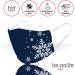 Nutrixxion Breathable Reusable Washable Mouth-Nose Mask | Unisex Christmas Snowflakes | Sports Fiber Community Mask | International Shipping Available - Buy Online on GoSupps.com