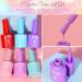 Rainbow Gel Nail Polish Set UV Gel Nail Polish Varnish 6 Colors Nude Pink Yellow Green Polish Nail Paint For DIY Nail Art Long-lasting & Smooth Finish - Buy Online on GoSupps.com