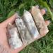 FUERLI Natural Cherry Agate Tower | Purple Flower Agate Stick Crystal Decor | International Shipping Available - Buy Online on GoSupps.com
