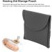 Portable PU Leather Hearing Aid Case - Compact Pocket-Sized Black Bag for Amplifiers - Buy Online on GoSupps.com
