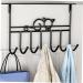 ABOOFAN 7 Door Hook Coat Hangers Hat Hangers Rustic Decor Over Door Organizer Hanging Office Storage Rack - Buy Online on GoSupps.com