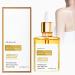 GOLD Silk Body Oil Silk Body Oil Perfume Oil Bath & Shower Oi-l for Smooth and Hydrated Skin Refreshing Non-greasy Infused with Shea Butter Coconut Oi-l Vitamin E