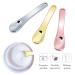 Mini Metal Makeup Spatula Set - Reusable Applicator for Facial Cosmetics - 3 Pack (Gold, Silver, Rose Gold) - Buy Online on GoSupps.com