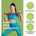 Health Rise Fitness Band Set - 5 Resistance Levels for Home Gym Yoga & Pilates | Includes Loop Tapes & Carrying Bag | German Instructions - Buy Online on GoSupps.com