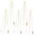 Healeved 5sets Bamboo Ear Cleaning Tools Ear Wax Remover Sticks Cleaning Accessory Picker