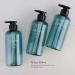 Segbeauty 16oz Shampoo Bottles with Pump - 3 Pack Reusable Shower Dispenser Set - Blue - Ideal for Shampoo, Conditioner, Body Wash - 500ml - Buy Online on GoSupps.com