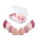 Wenrenmk 8 pieces make-up sponge beauty sponge beauty blender make-up sponge wet and dry application for foundation BB cream liquid sun protection and more 1 piece (8 pack)