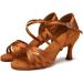 Buy Aoqunfs Women's Latin Dance Shoes - Salsa Tango Bachata Samba | Professional Ballroom & Party Performance - Brown Size 42 EU - Buy Online on GoSupps.com