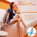 Premium Glass Foot File | Callus Remover with Etching Technology | Portable Foot Scraper for Cracked Heels | Shining Blue - Ideal for Wet & Dry Feet - Buy Online on GoSupps.com