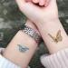 3D Butterfly Temporary Tattoos for women sexy 6 Pcs by Yesallwas Waterproof long lasting Fake Tattoos Stickers for sexy body tattoos 10.5cm x 14.8cm/4.13x5.82 inches (LxW) - Buy Online on GoSupps.com