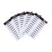 Gogogmee 5pcs Eyebrow Stickers Brow Grooming Shaping Sticker Artificial Eyebrow 6d Transfer Stickers Hair 21x15cm Brown