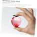 ABOOFAN 4pcs Peach Ornaments Artificial Fruit Peaches Lifelike Peach Figurine Decorative Fruit Prop Room Decor Aesthetic Glass Fruit Figurine Peach Statue Props Crystal Kitchen Cabinet - Buy Online on GoSupps.com