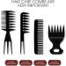 GAOHUI 4 PCS Men Styling Comb Set for Professional Hairstyling - Anti-Static Hairdressing Combs for Men - Buy Online on GoSupps.com