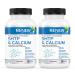 Renew Actives 5-HTP & Calcium Supplement - Sleep Aid - Promote Mood Balance - Source of Electrolyte - Help with Bone & Muscle - 120 Capsules (2packs) 120 count (Pack of 2)