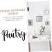 Alipis 1set Wrought Iron Wall Hanging Wedding Decorations Para De Pared Sign Wall Decor Household Pantry - Buy Online on GoSupps.com